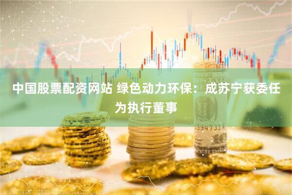 中国股票配资网站 绿色动力环保：成苏宁获委任为执行董事